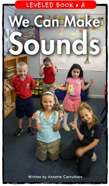 We Can Make Sounds英文繪本PDF+音頻百度網(wǎng)盤下載