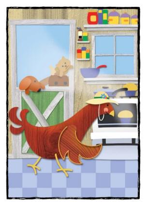 《The Little Red Hen》繪本翻譯及pdf資源下載