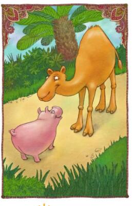 《The Camel and the Pig》英語繪本翻譯及pdf資源下載