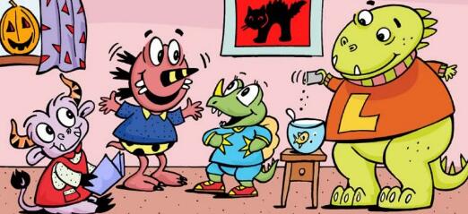 《Monster Halloween》raz繪本翻譯及pdf資源下載