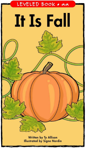 It Is Fall繪本PDF+音頻百度網盤免費下載