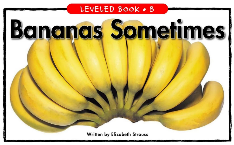 Bananas Sometimes繪本PDF+音頻百度網盤免費下載