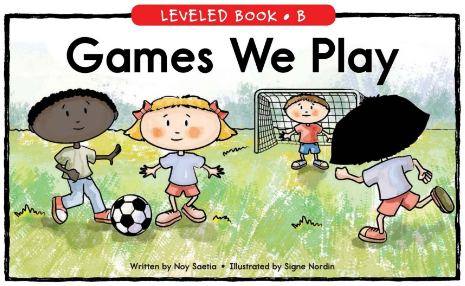 Games We Play繪本PDF+音頻百度網盤免費下載