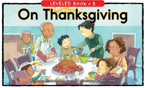 On Thanksgiving繪本電子書+音頻百度云免費下載