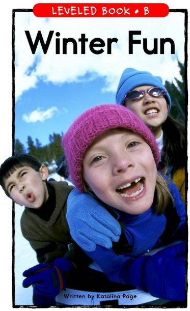 Winter Fun繪本PDF+音頻資源免費下載