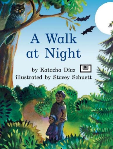 《A Walk At Night》英文繪本翻譯及電子版資源下載