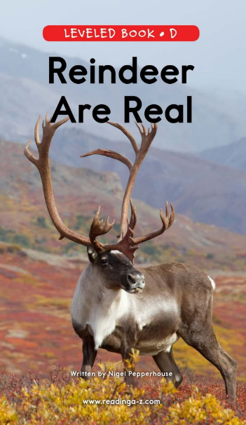 Reindeer Are Real繪本PDF+音頻百度云免費下載