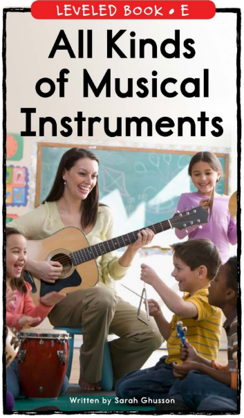 All Kinds of Musical Instruments繪本電子書+音頻百度云免費(fèi)下載