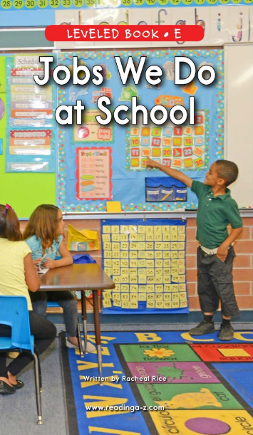 Jobs We Do at School繪本電子版+MP3百度網盤免費下載