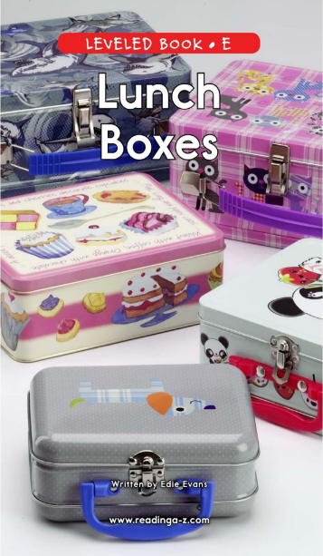 Lunch Boxes繪本電子版+MP3百度網(wǎng)盤免費(fèi)下載