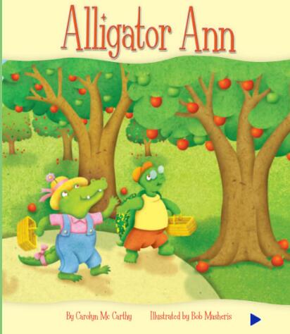 《Alligator Ann》英文兒歌繪本pdf資源下載