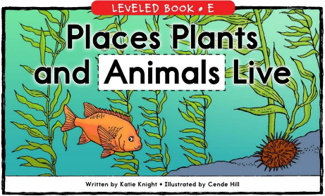 Places Plants and Animals Live繪本電子版+MP3百度網盤免費下載