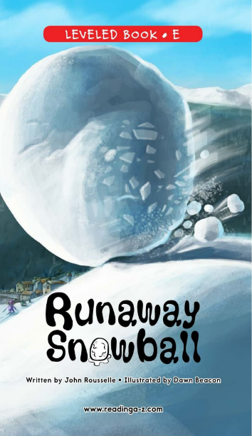 Runaway Snowball繪本電子版+MP3百度網盤免費下載
