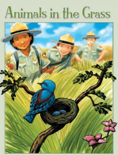 《Animals in the Grass》英語繪本pdf資源下載