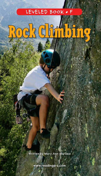 Rock Climbing繪本PDF+音頻百度云免費下載