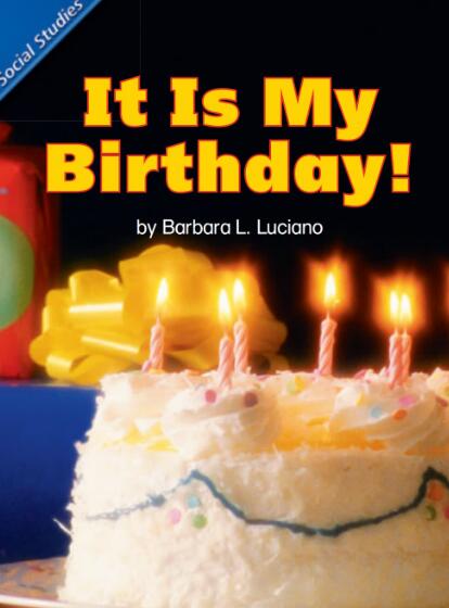 《It Is My Birthday》少兒英語繪本pdf資源下載