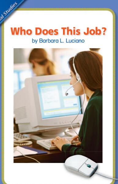 《Who Does This Job》英語繪本pdf資源下載