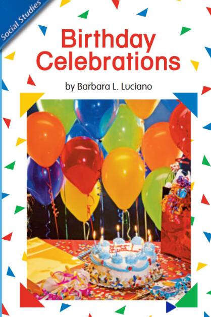 《Birthday Celebrations》英語繪本pdf資源下載