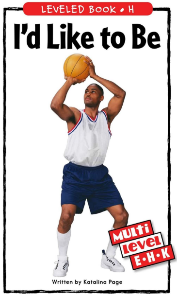 raz分級閱讀I'd Like To Be繪本電子檔+音頻百度網盤免費下載