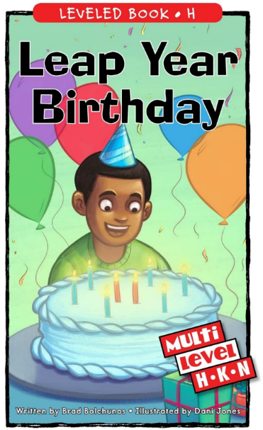 Leap Year Birthday繪本電子檔+音頻百度網盤免費下載