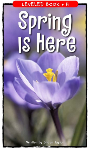 Spring Is Here繪本PDF+MP3資源免費(fèi)下載