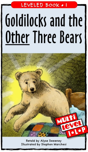Goldilocks and the Other Three Bears繪本PDF+音頻資源免費下載