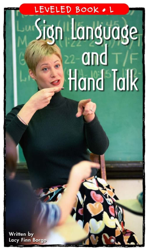 Sign Language and Hand Talk繪本電子版+MP3百度網盤免費下載