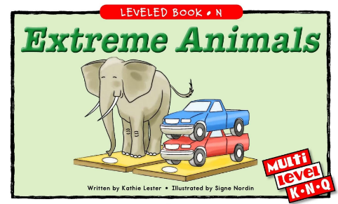 Extreme Animals繪本PDF+音頻百度網(wǎng)盤免費下載