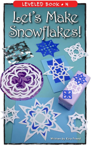 Let's Make Snowflakes!繪本PDF+音頻百度網盤免費下載
