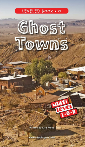 Ghost Towns繪本PDF+音頻百度網(wǎng)盤免費下載