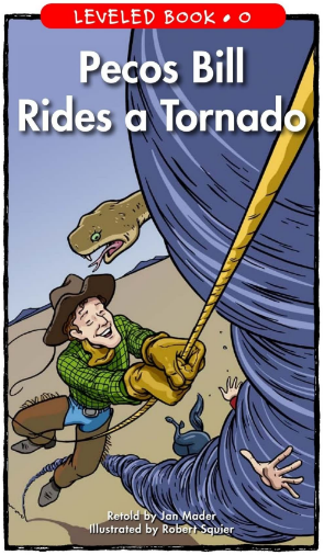 Pecos Bill Rides a Tornado繪本PDF+音頻百度網盤免費下載