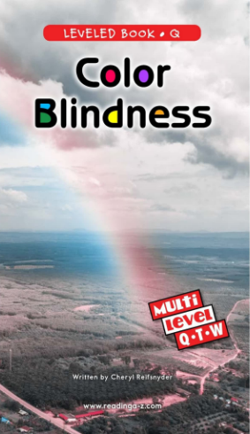 Color Blindness繪本PDF+MP3百度網(wǎng)盤免費下載