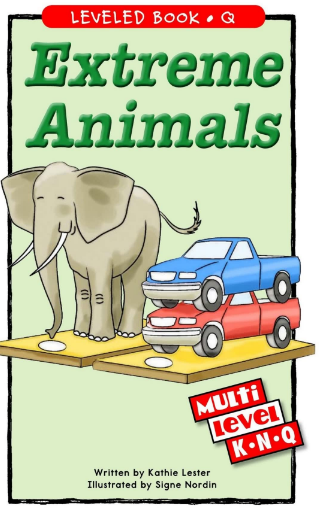 Extreme Animals繪本PDF+MP3百度網盤免費下載