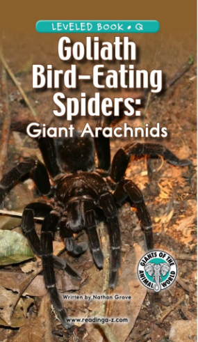 Goliath Bird-Eating Spiders Giant Arachnids繪本PDF+MP3百度網盤免費下載