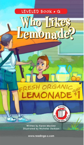 Who Likes Lemonade繪本電子書+MP3百度網盤免費下載
