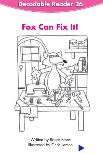 Fox Can Fix It英語繪本翻譯及pdf資源下載