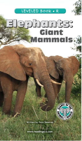 Elephants Giant Mammals繪本電子書+MP3百度網盤免費下載