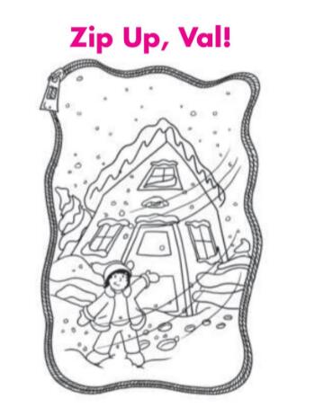 Zip Up,Val自然拼讀繪本翻譯及pdf資源下載