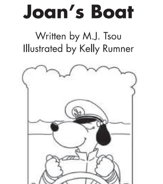 Joan's Boat自然拼讀繪本翻譯及pdf資源下載