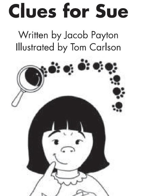 Clues for Sue英語繪本翻譯及pdf資源下載