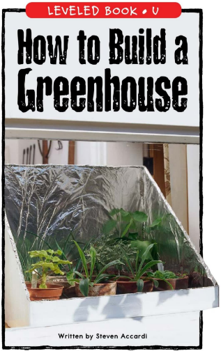 How to Build a Greenhouse繪本PDF+音頻百度網盤免費下載