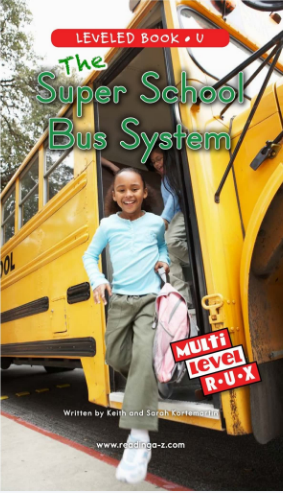 The Super School Bus System繪本PDF+音頻百度網盤免費下載