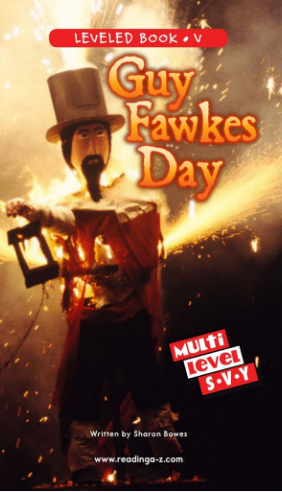 Guy Fawkes Day繪本PDF+音頻百度網(wǎng)盤免費(fèi)下載