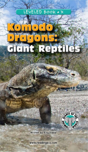 Komodo Dragons Giant Reptiles繪本PDF+音頻百度網盤免費下載