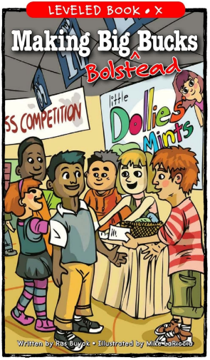 raz x級閱讀Making Big Bolstead Bucks繪本PDF+音頻百度網盤免費下載