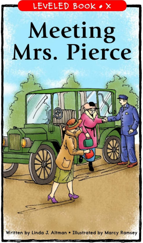 raz x級閱讀Meeting Mrs. Pierce繪本PDF+音頻百度網盤免費下載