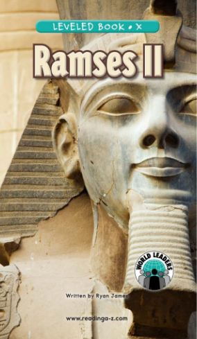 raz x級閱讀Ramses II繪本PDF+音頻百度網盤免費下載