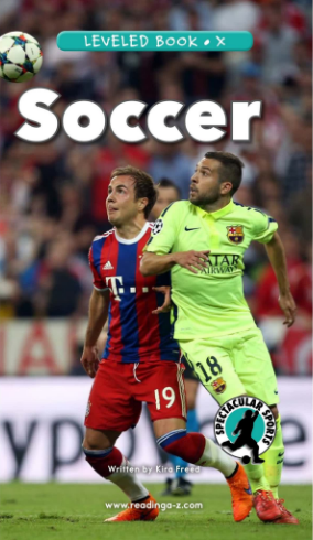 raz x級閱讀Soccer繪本PDF+音頻百度網(wǎng)盤免費下載