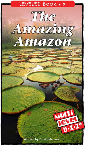 raz x級閱讀The Amazing Amazon繪本PDF+音頻百度網盤免費下載