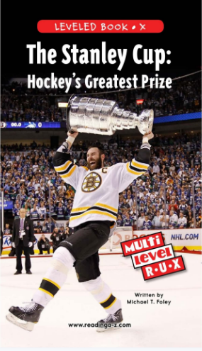 raz x級閱讀The Stanley Cup Hockey's Greatest Prize繪本PDF+音頻百度網盤免費下載